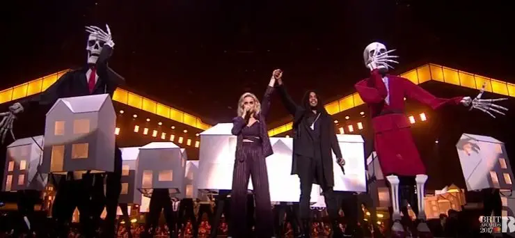 Katy Perry nel corso della sua esibizione